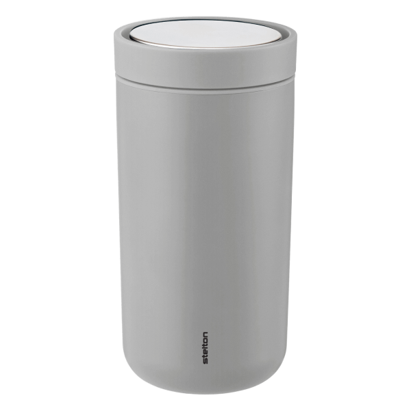 Stelton Termohrnek To Go Click 0,2l - světle šedý