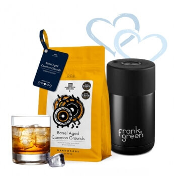 Etiopie COMMON GROUNDS + Frank Green Ceramic 295ml nerezový - midnight