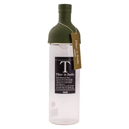 Hario Cold Brew Tea Filter-In Bottle - Olive Green