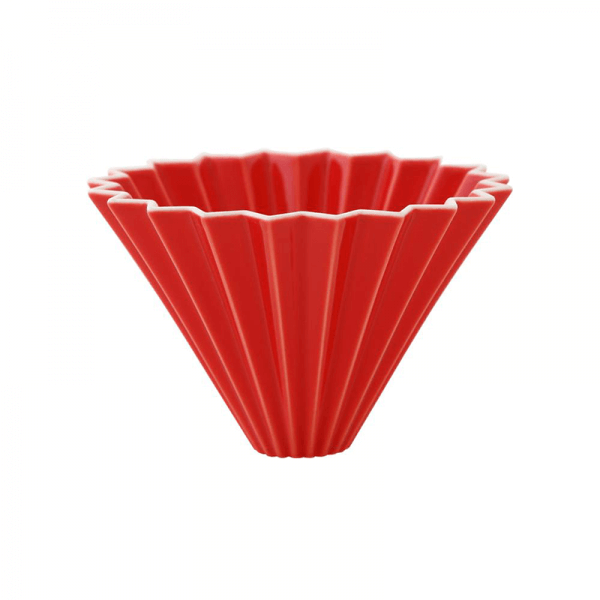 Origami dripper keramický S - červený