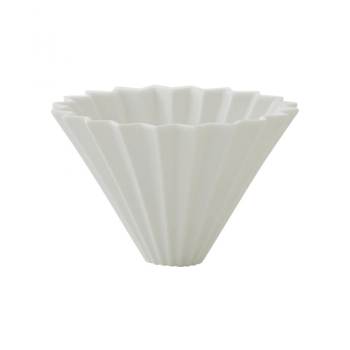 Origami dripper keramický S - bílý