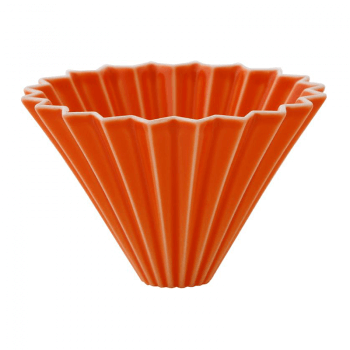 Origami dripper keramický M - oranžový
