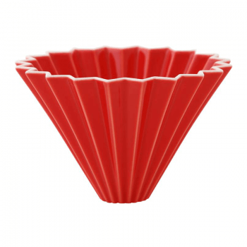 Origami dripper keramický M - červený