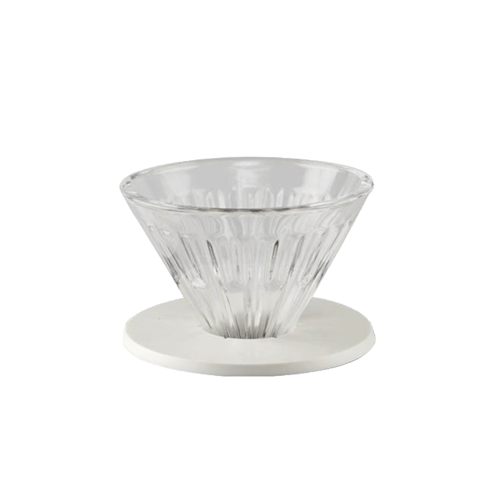 Timemore Crystal Eye Dripper V01 - skleněný bílý  