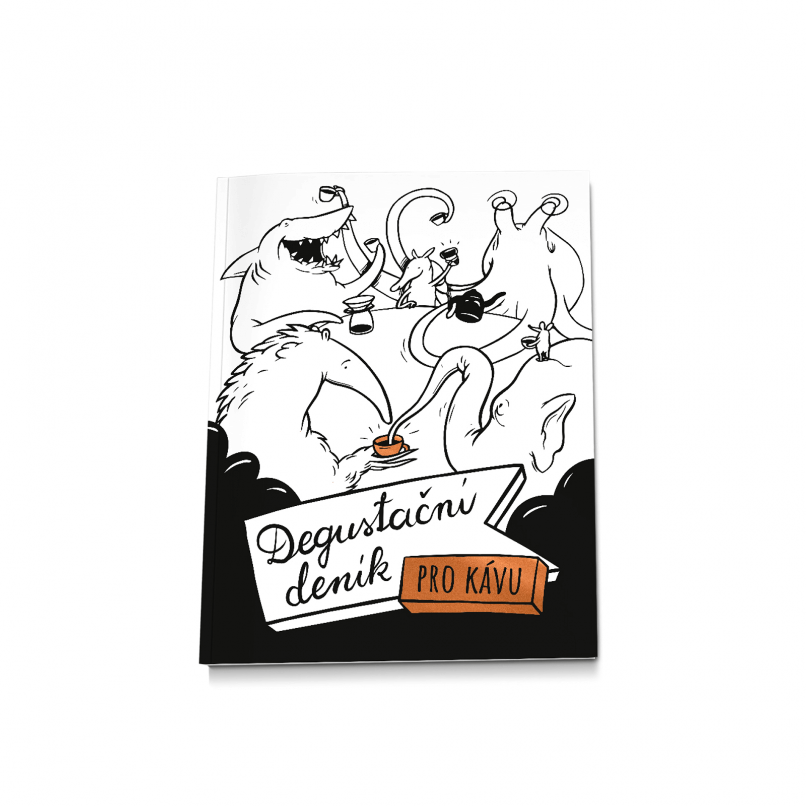 DEGUSTUJU - Kapesní deník pro kávu A6