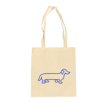 The naughty dog plátěná taška