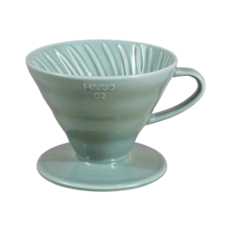 Dripper Hario V60-02 - keramický tyrkysově modrý + 40 filtrů