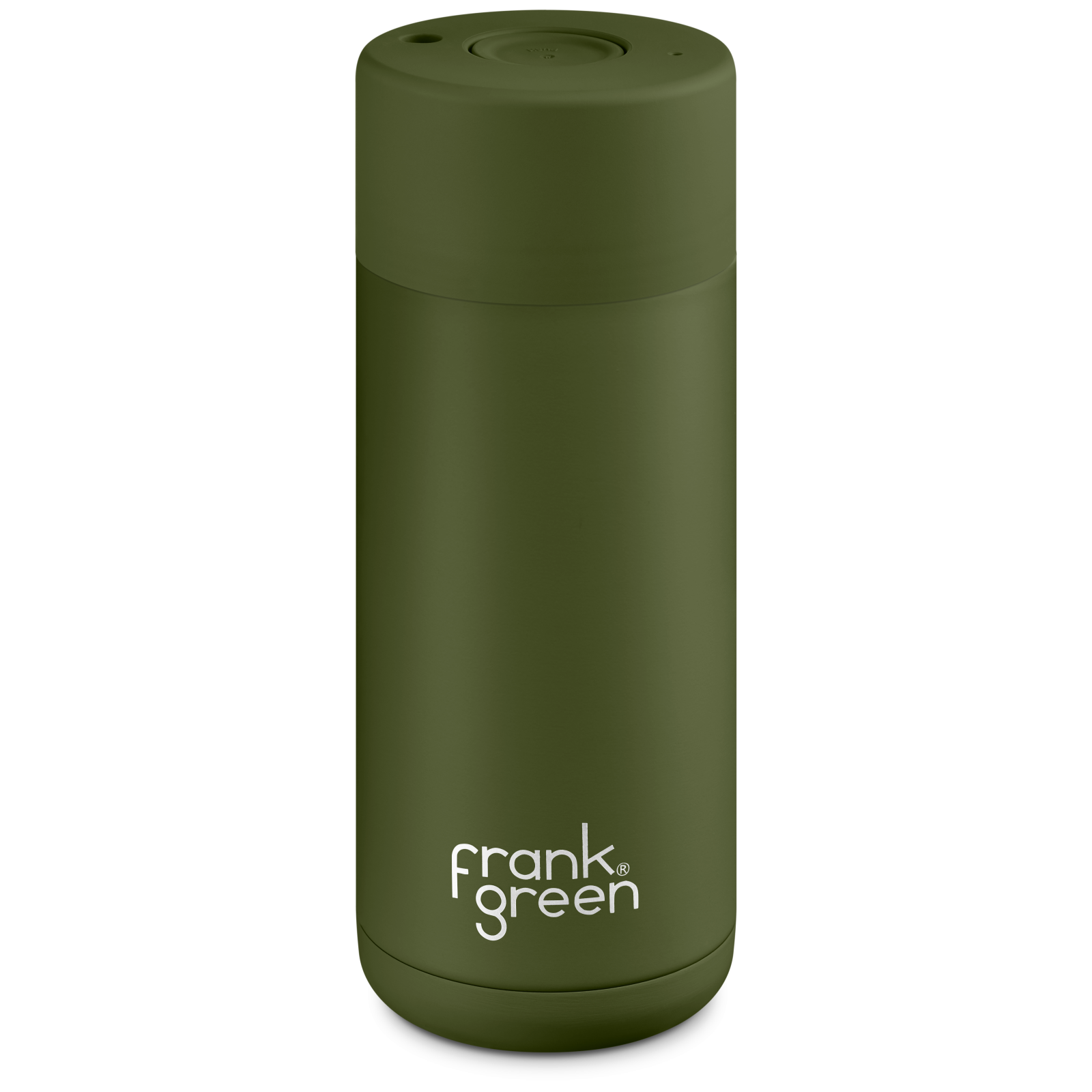 Frank Green Ceramic 475 ml nerezový - khaki