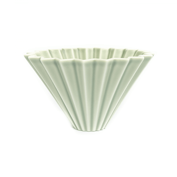 Origami dripper keramický S - matně zelený