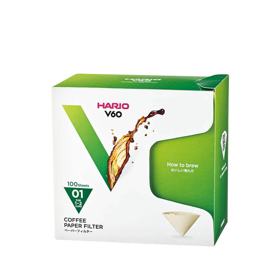 Hario papírové filtry Misarashi Box V60-01 - 100 ks nebělené