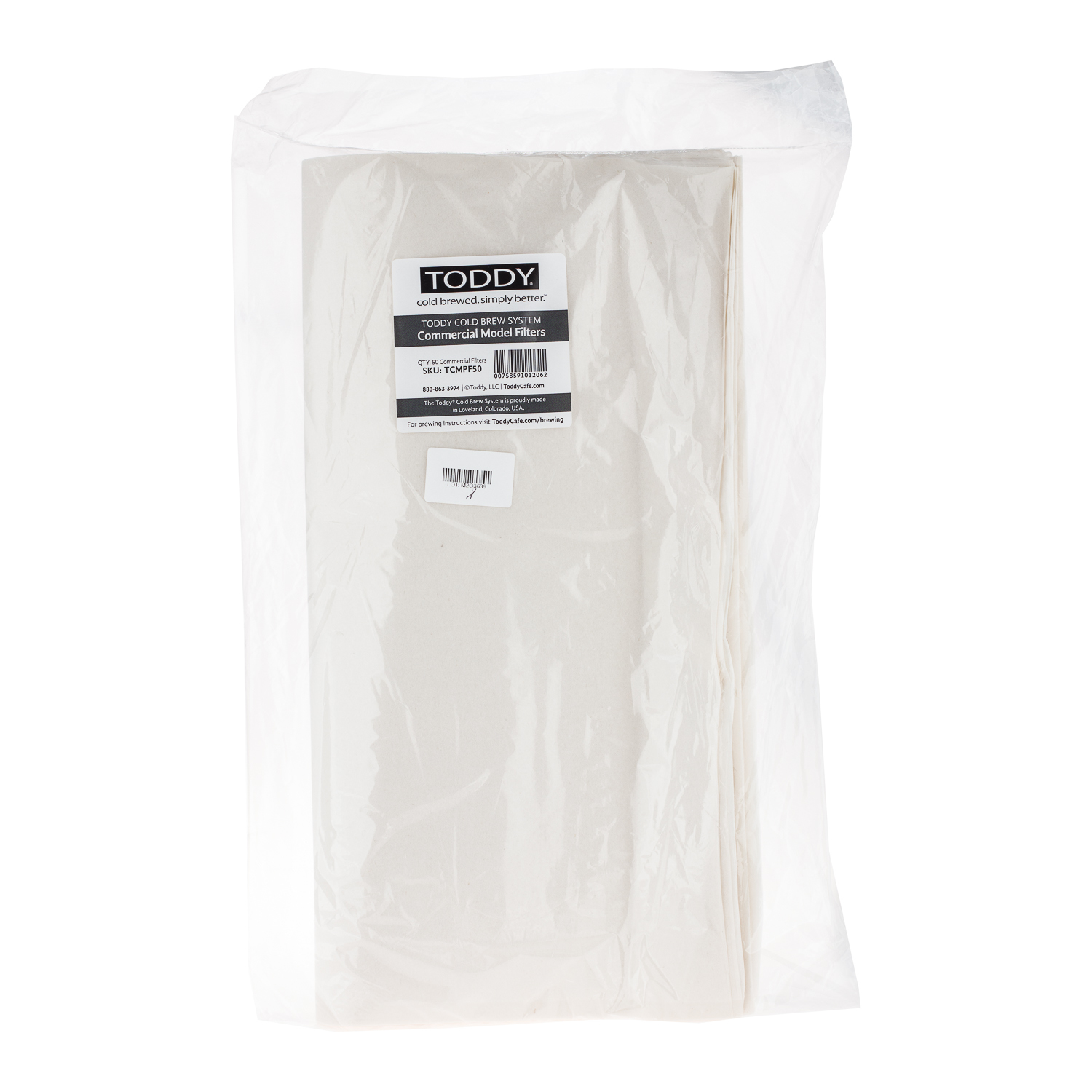 Toddy Commercial Papírové filtry pro cold brew - 50 ks