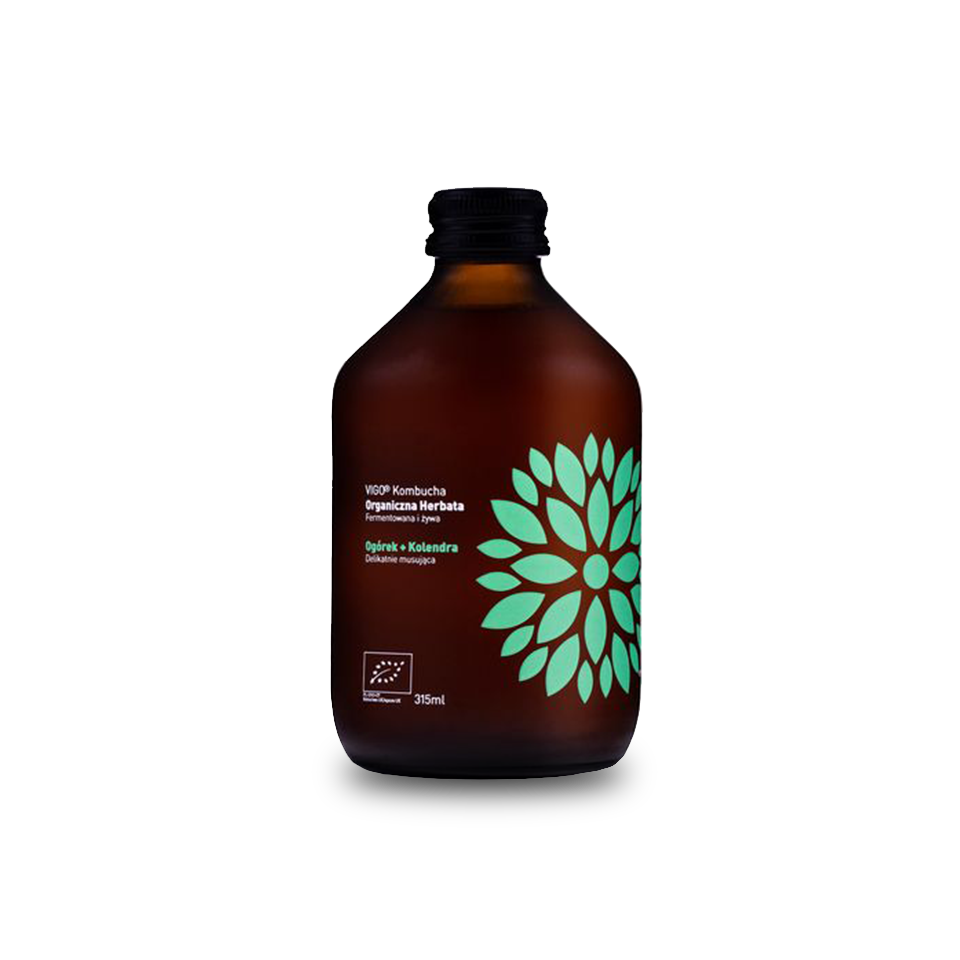 VIGO Bio Kombucha - Okurka a koriandr 315ml