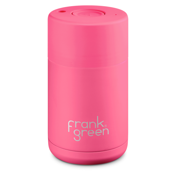 Frank Green Ceramic  295 ml nerezový - neon pink