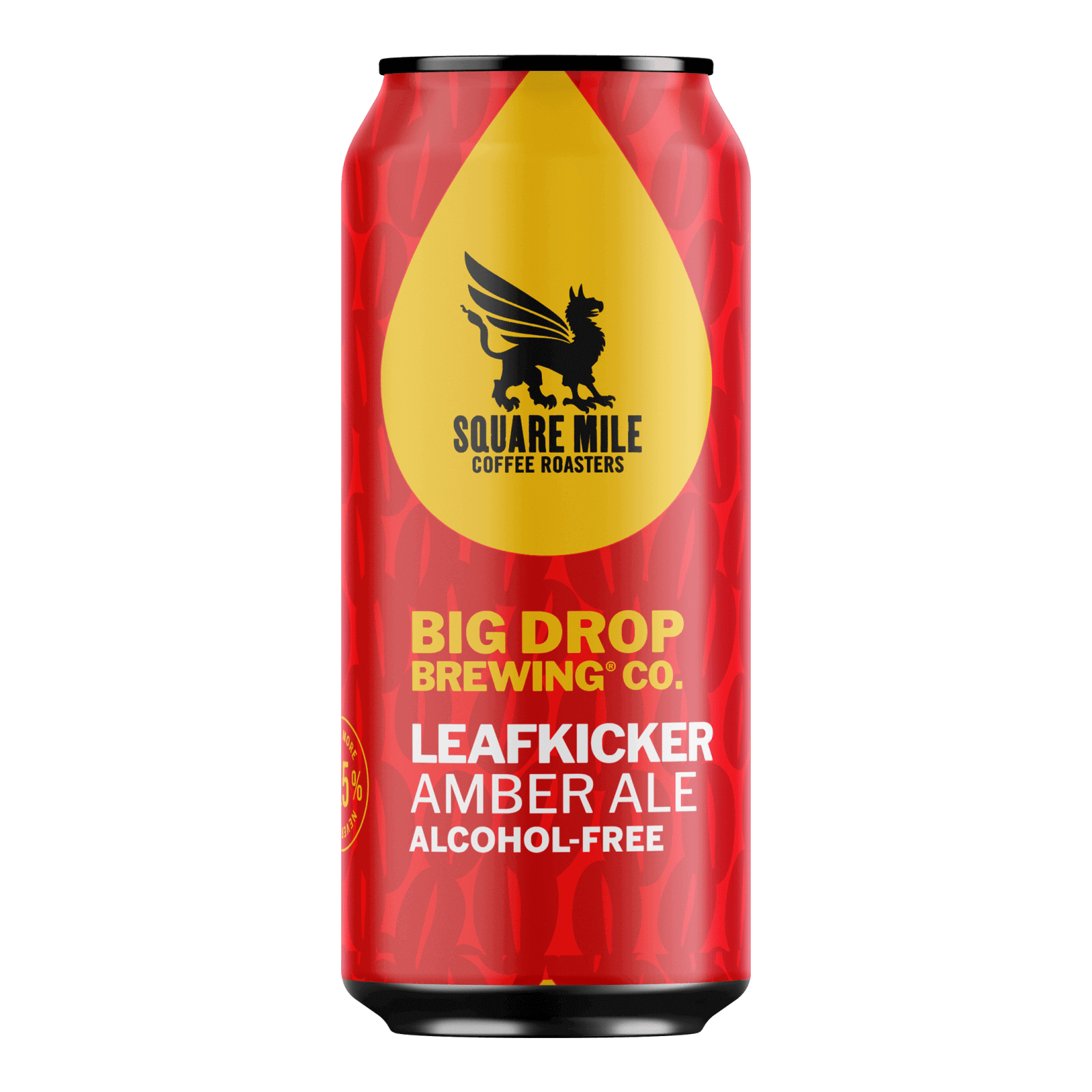 Square Mile Leafkicker Amber Ale nealkoholický nápoj - 440ml