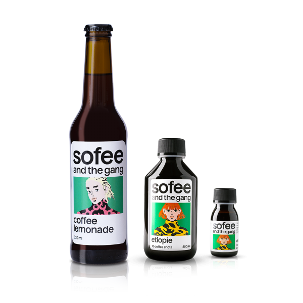 Degustační set Sofee - limonáda + Sofee 250 ml + Sofee 50 ml