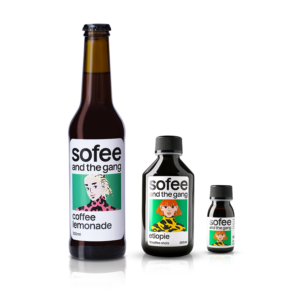 Degustační set Sofee - limonáda + Sofee 250 ml + Sofee 50 ml