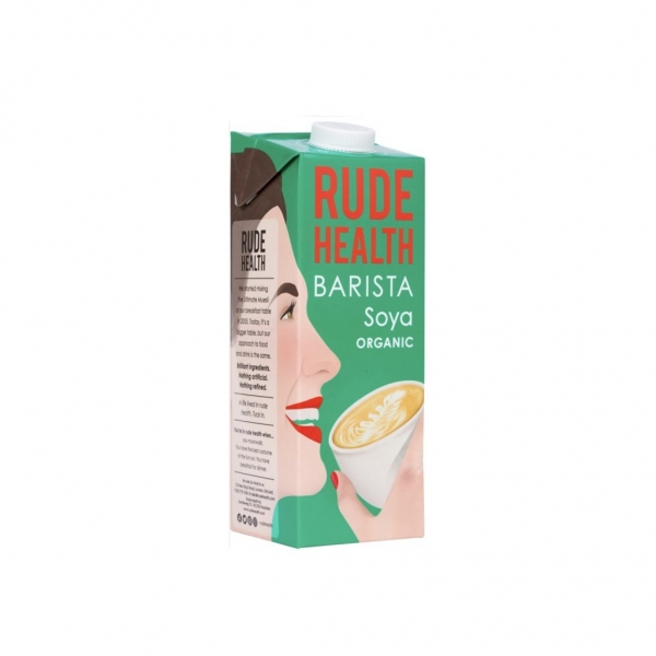 Rude Health - Barista sójový nápoj BIO 1L