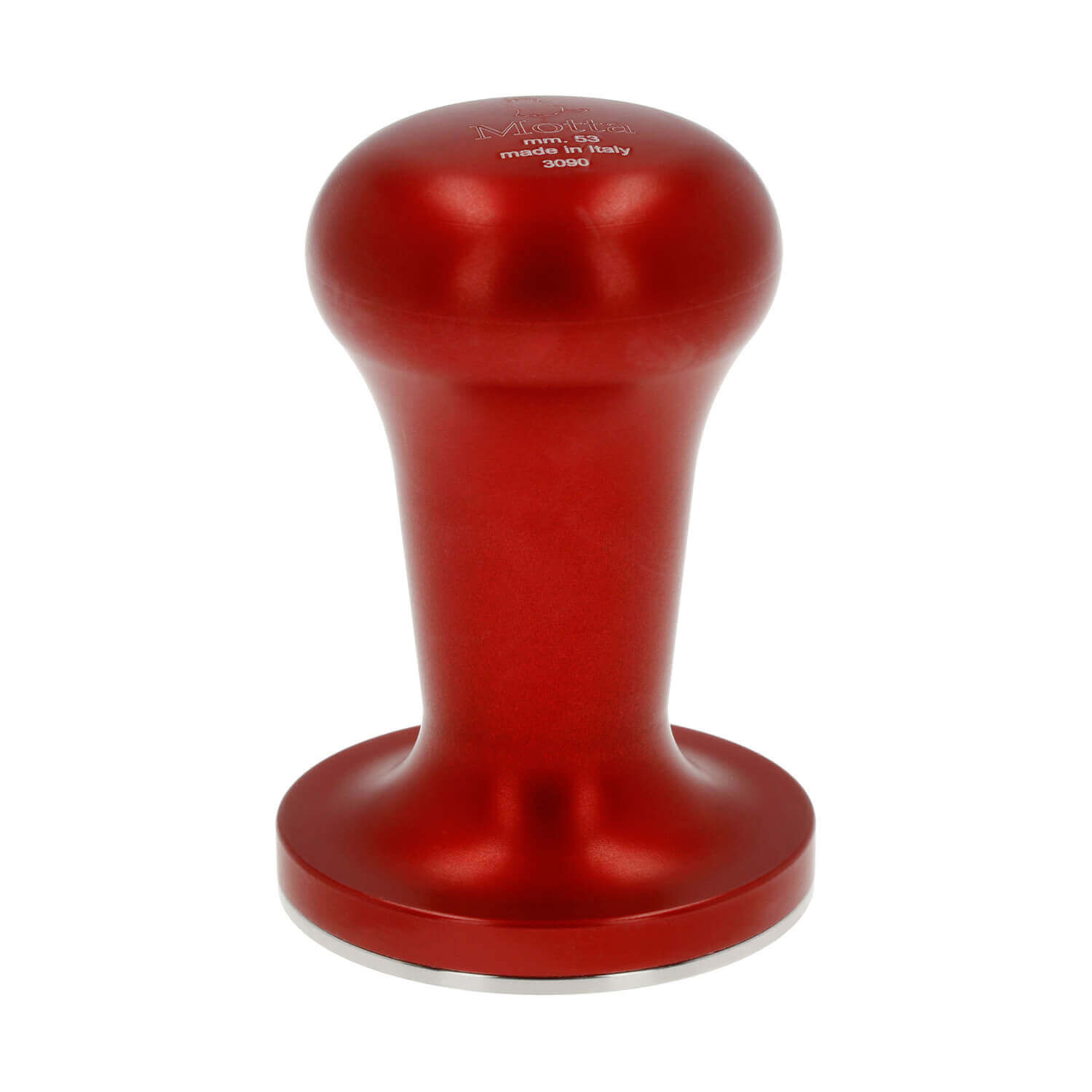Motta Tamper 53mm - nerez, hliník - červený