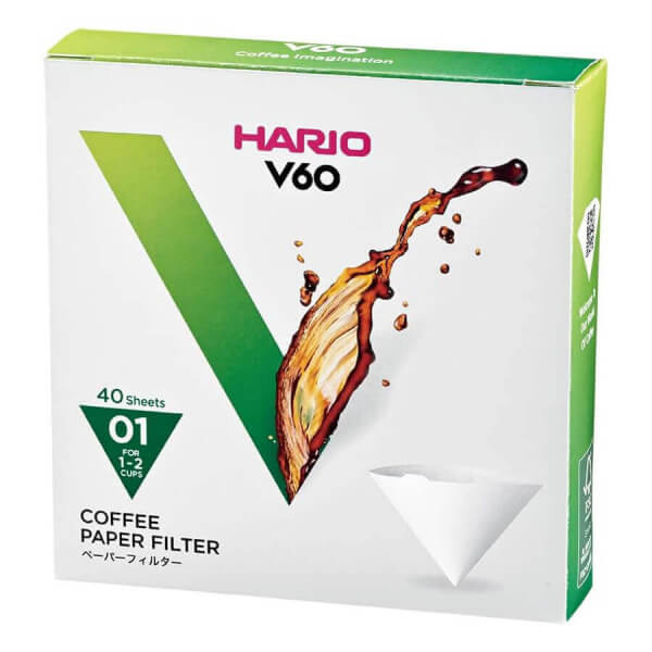 Papírové filtry pro Hario V60-01 - 40 ks