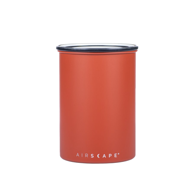 Airscape dóza na kávu 500g - Matte Red Rock