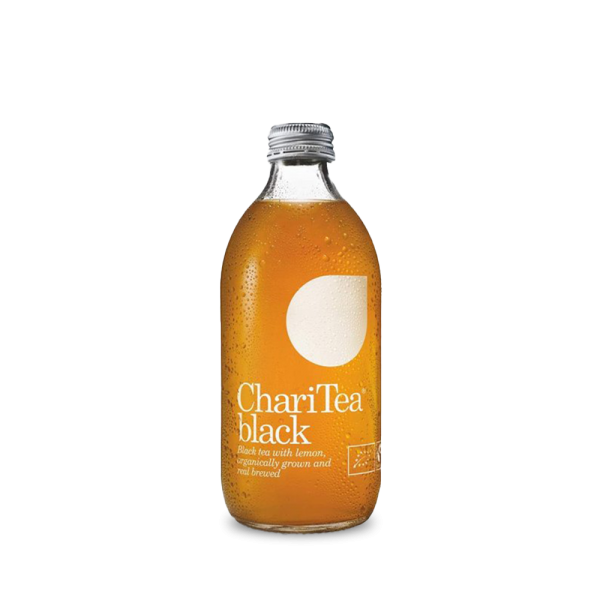ChariTea black - ledový černý čaj s citronem BIO 330ml