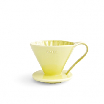 Cafec Arita Ware Flower dripper 4 - žlutý