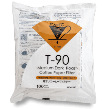 Cafec Medium-Dark Roast Papírové filtry vel. 4 - 100 ks
