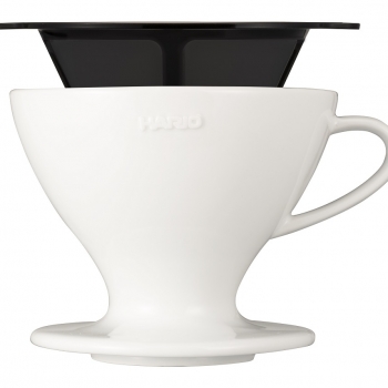 Hario W60-01 Dripper Multipurpose - keramický bílý