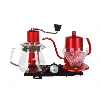 Timemore C2 Pour Over Set - Fish 03 - červená limitovaná edice