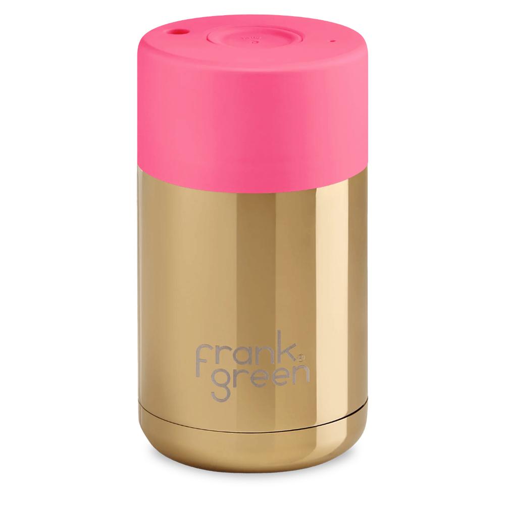 Frank Green Ceramic 295 ml nerezový - chrome gold / neon pink