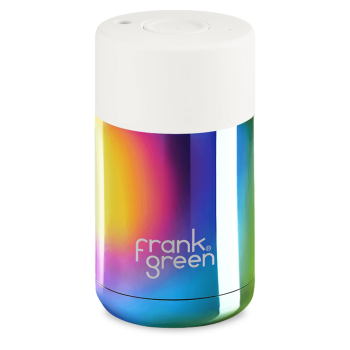 Frank Green Ceramic 295 ml nerezový - chrome rainbow / cloud