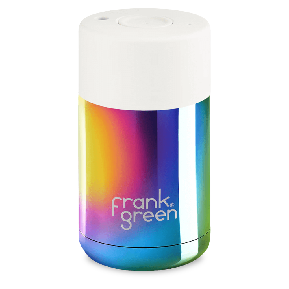 Frank Green Ceramic 295 ml nerezový - chrome rainbow / cloud