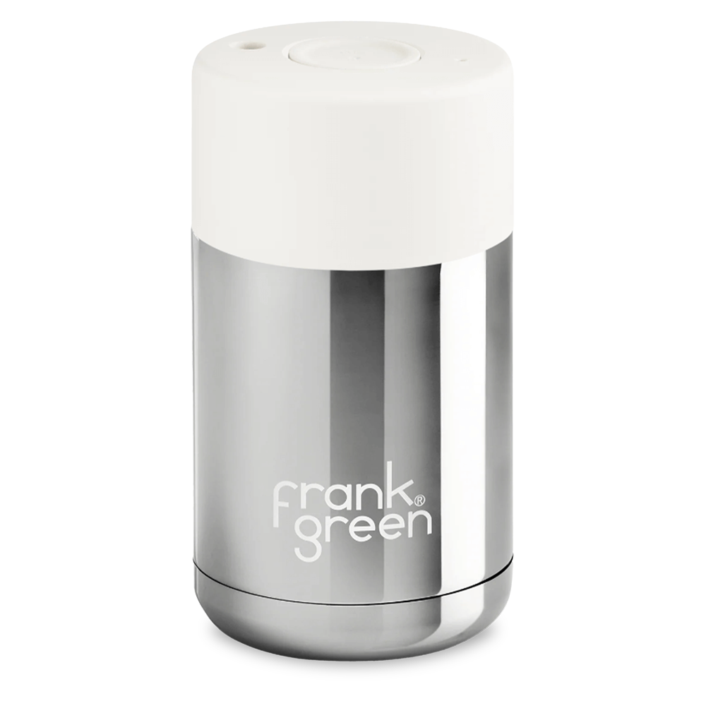 Frank Green Ceramic 295 ml nerezový - chrome silver / cloud
