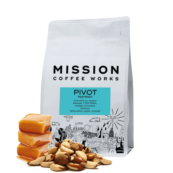 Výběrová káva Mission Coffee Works Pivot ESPRESSO