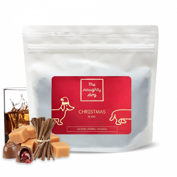 Výběrová káva The naughty dog CHRISTMAS blend - vánoční limitka - 1000g