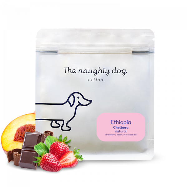 Výběrová káva The naughty dog Etiopie CHELBESA