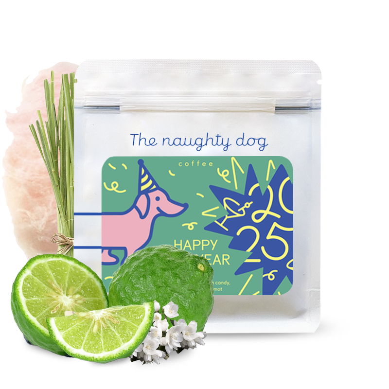 Výběrová káva The naughty dog HAPPY NEW YEAR 2025 blend