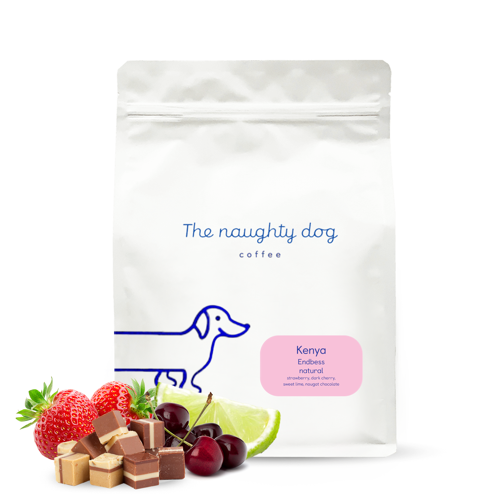 Výběrová káva The naughty dog Keňa ENDEBESS - 1000 g
