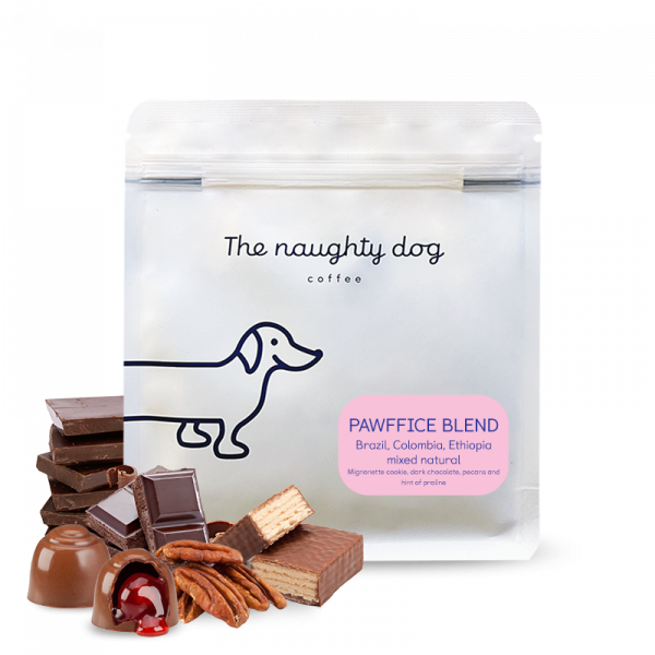 Výběrová káva The naughty dog PAWFFICE ESPRESSO BLEND #2