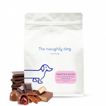 PAWFFICE ESPRESSO BLEND #2 - 1000 g - káva do kanceláře - The naughty dog