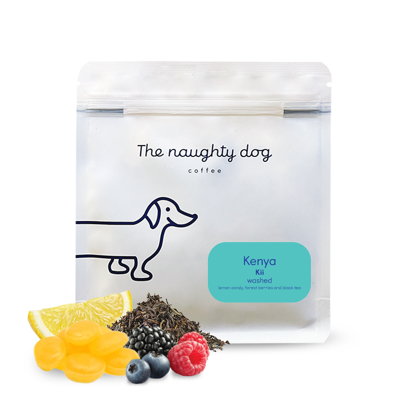 Výběrová káva The naughty dog Keňa KII