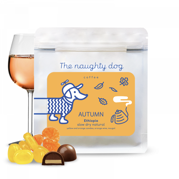 Výběrová káva The naughty dog AUTUMN COFFEE - podzimní limitka