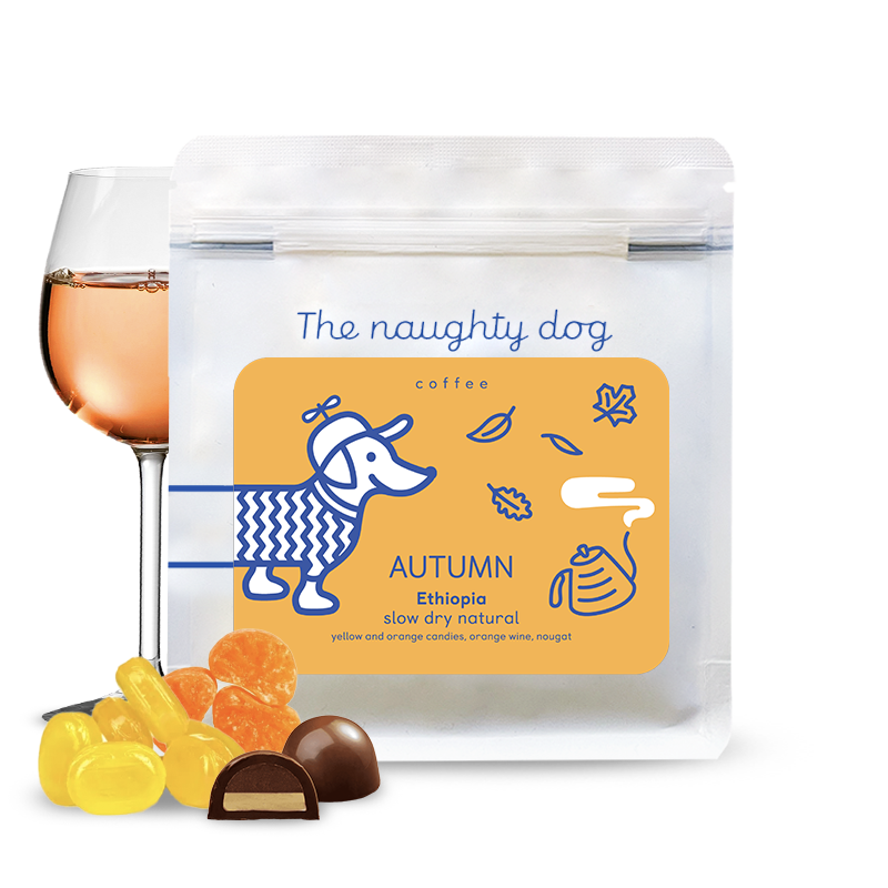 Výběrová káva The naughty dog AUTUMN COFFEE - podzimní limitka