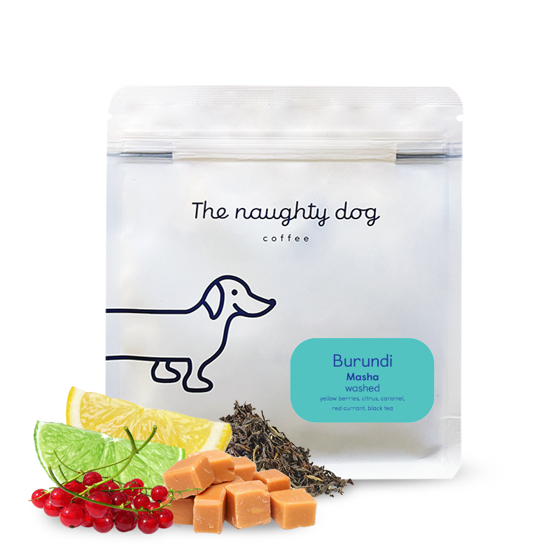 Výběrová káva The naughty dog Burundi MASHA 9/25