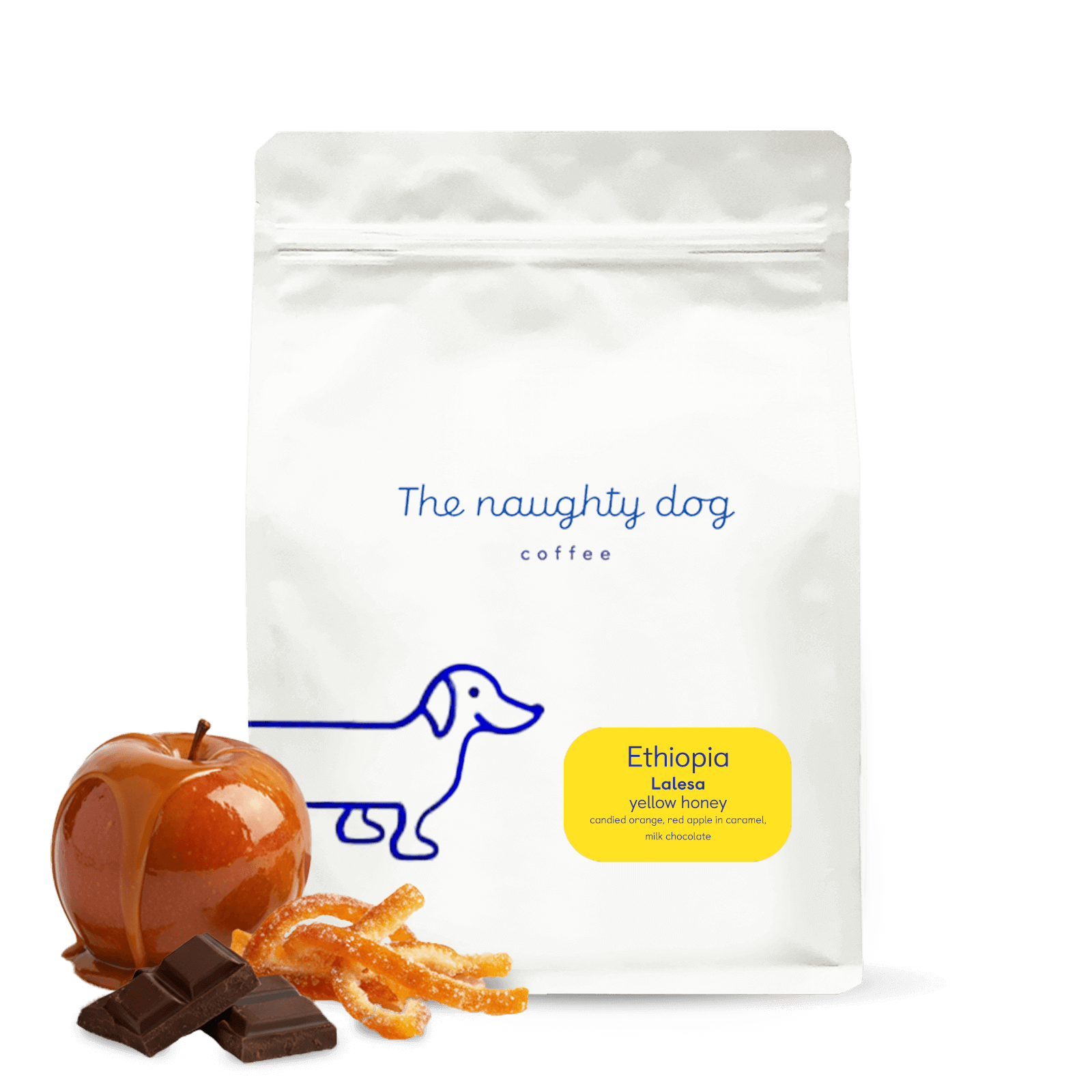 Výběrová káva The naughty dog Etiopie LALESA - 1000g