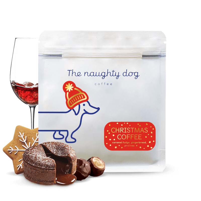 Výběrová káva The naughty dog CHRISTMAS CHAPATÁ - vánoční limitka
