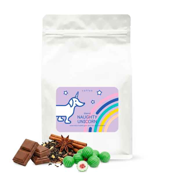 Výběrová káva The naughty dog UNICORN BLEND #13 -1000 g