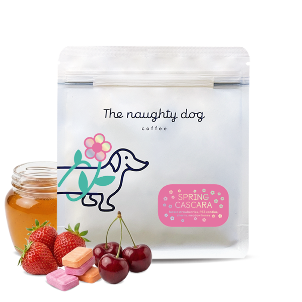 Výběrová káva The naughty dog Kostarika SPRING CASCARA - kávové slupky