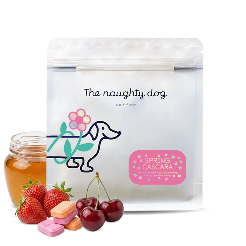 Výběrová káva The naughty dog Kostarika SPRING CASCARA - kávové slupky