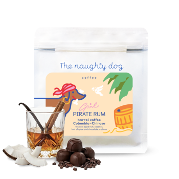 GIRL PIRATE RUM - barrel coffee - The naughty dog